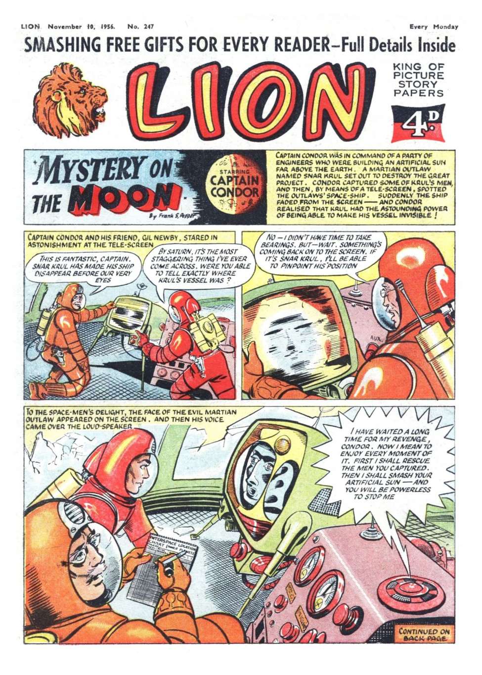 Comic Book Cover For Lion 247