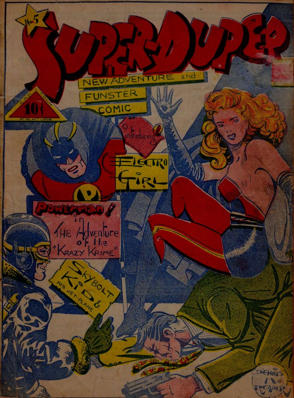 Comic Book Cover For Super-Duper 5