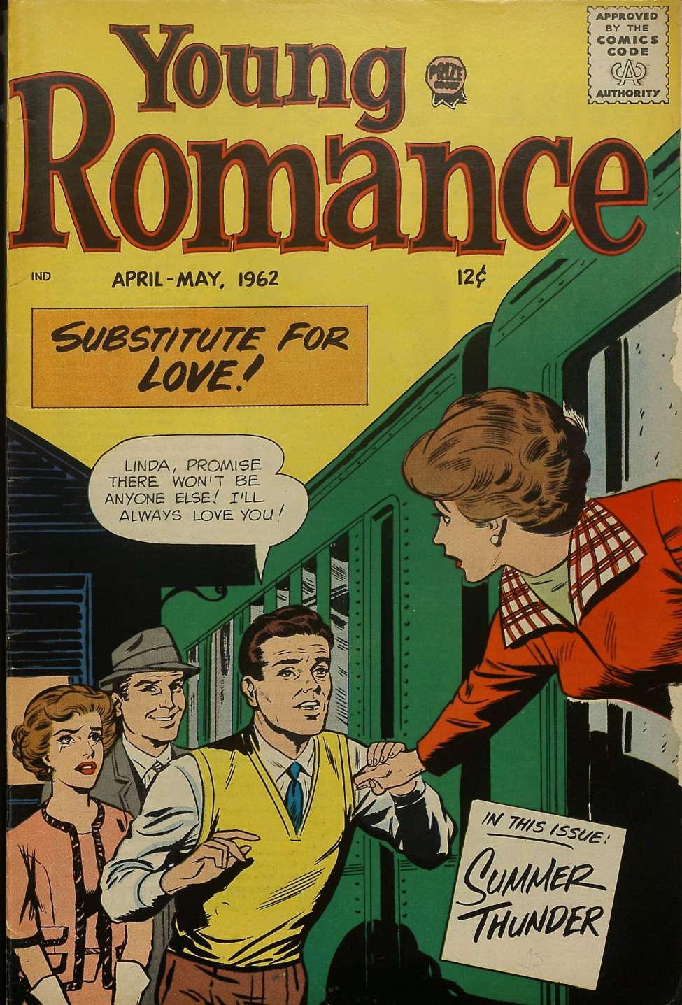 Comic Book Cover For Young Romance 117