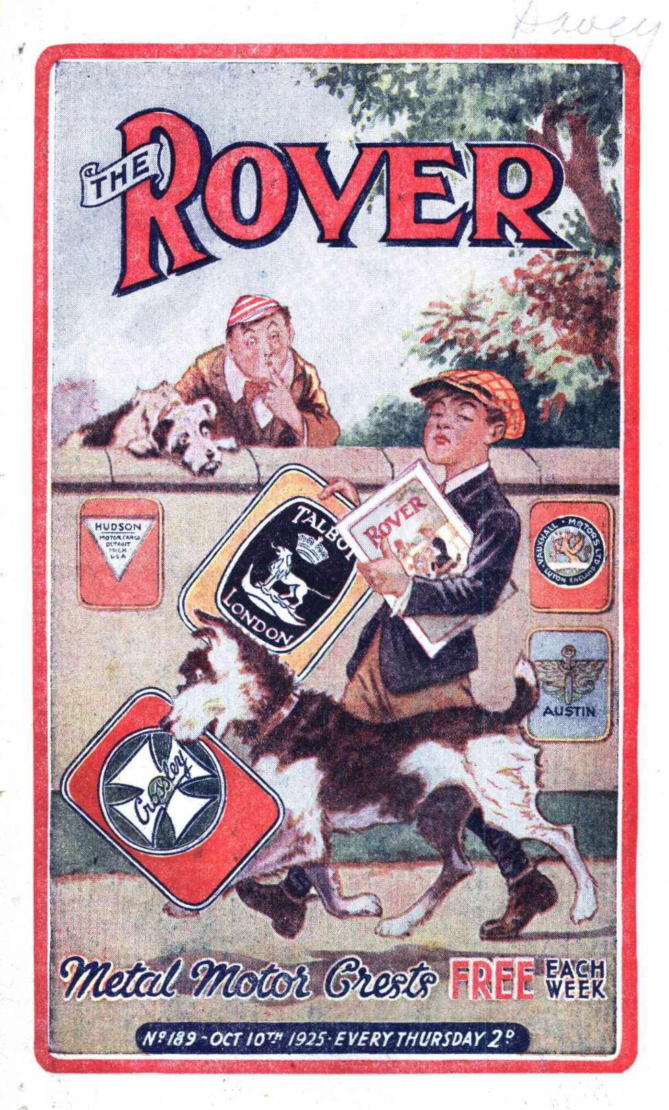 Book Cover For The Rover 189