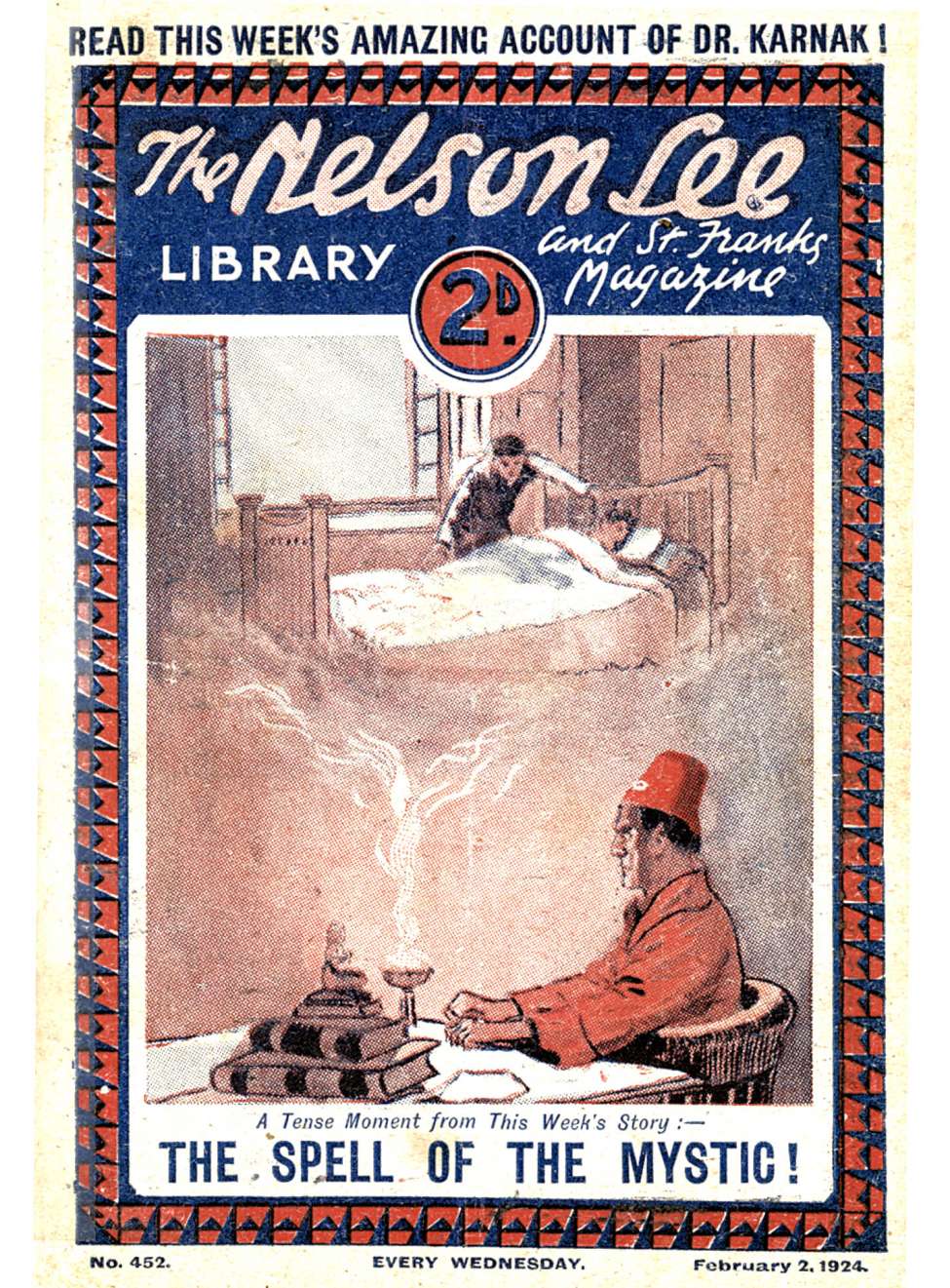 Comic Book Cover For Nelson Lee Library s1 452 - The Spell of the Mystic