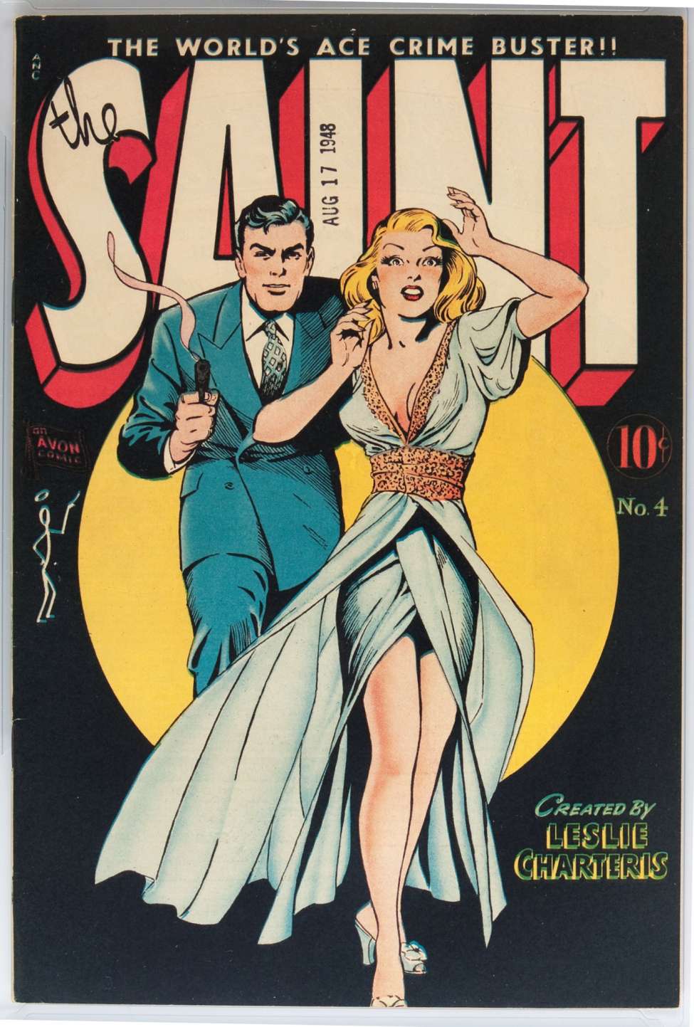 Comic Book Cover For The Saint 4