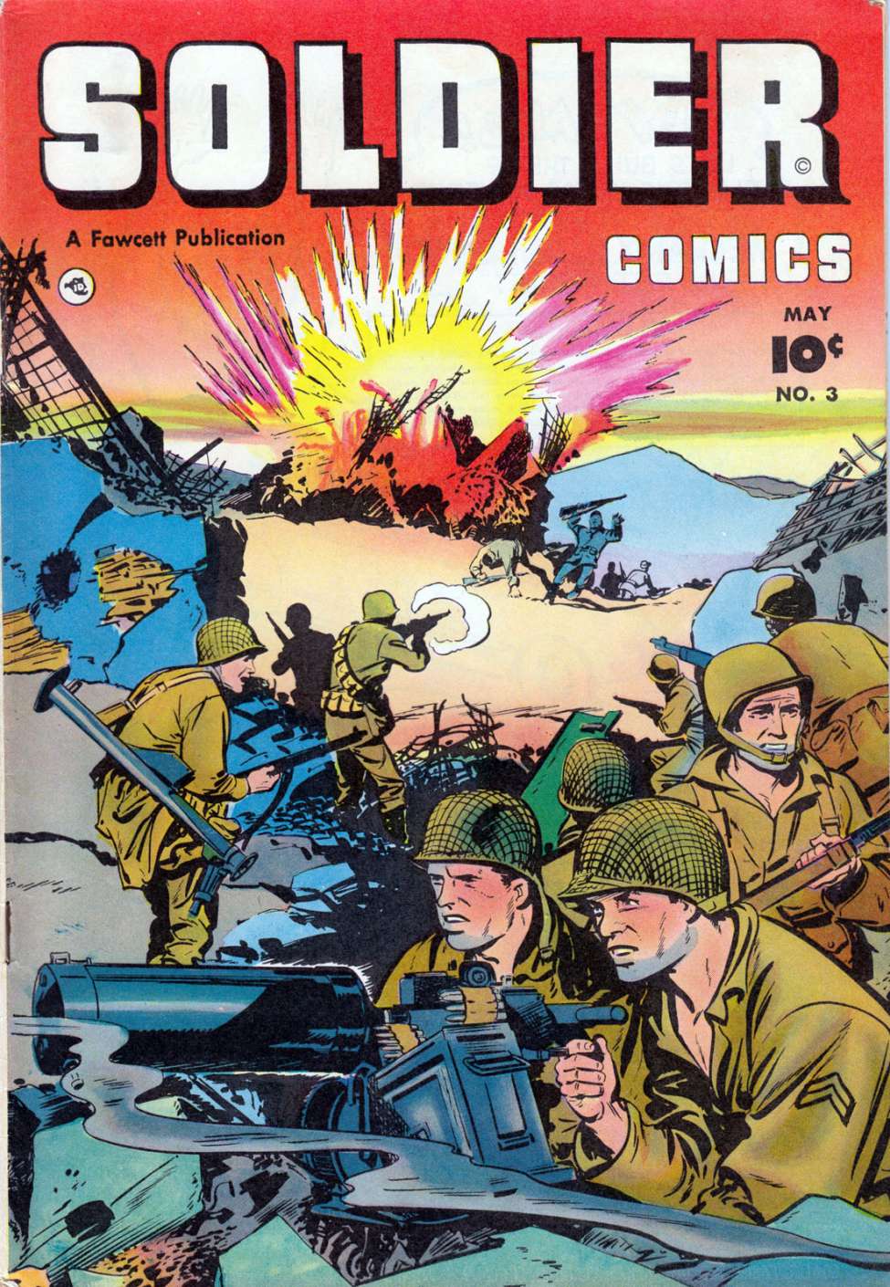 Comic Book Cover For Soldier Comics 3