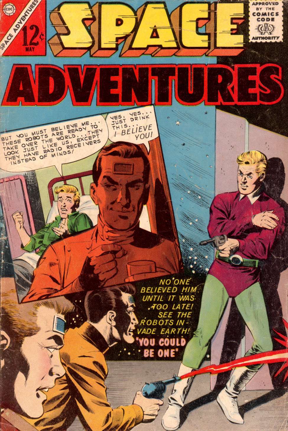 Comic Book Cover For Space Adventures 51