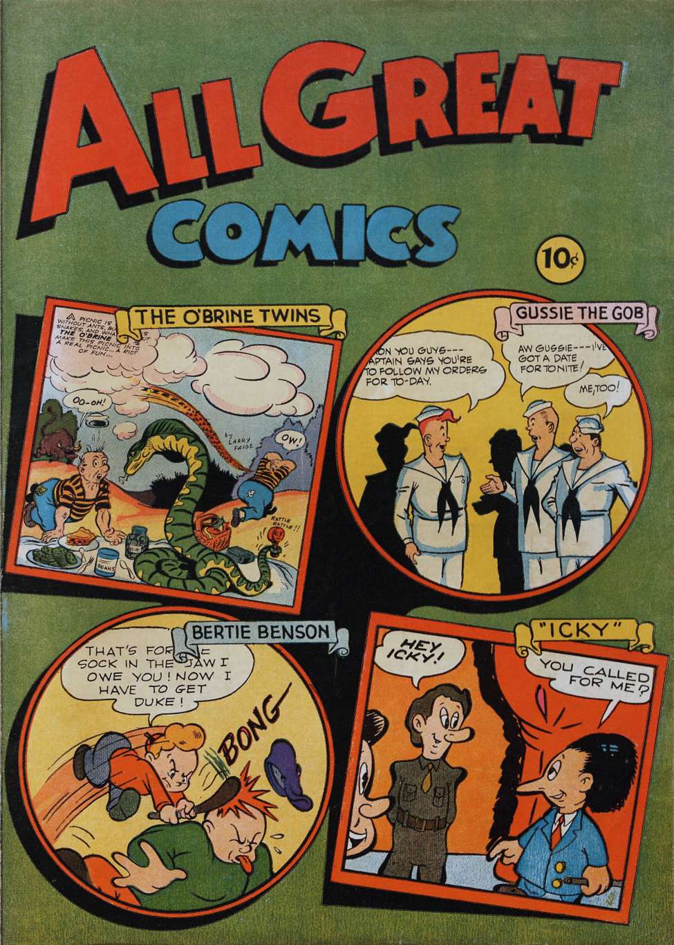 Comic Book Cover For All Great Comics 1