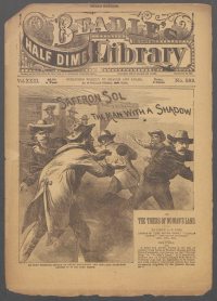 Large Thumbnail For Beadle's Half Dime Library 583 - Saffron Sol, the Man with a Shadow
