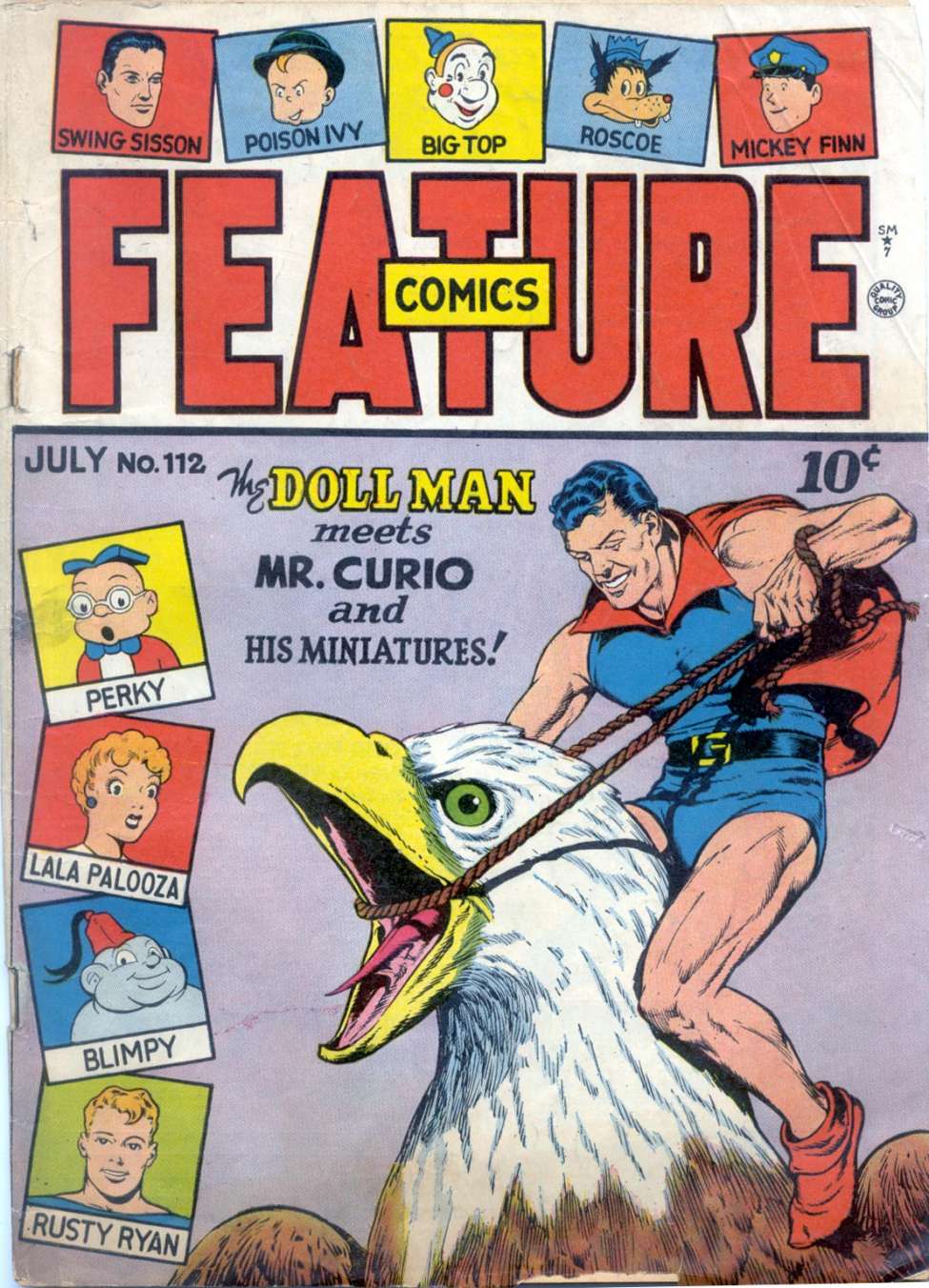 Comic Book Cover For Feature Comics 112 - Version 1