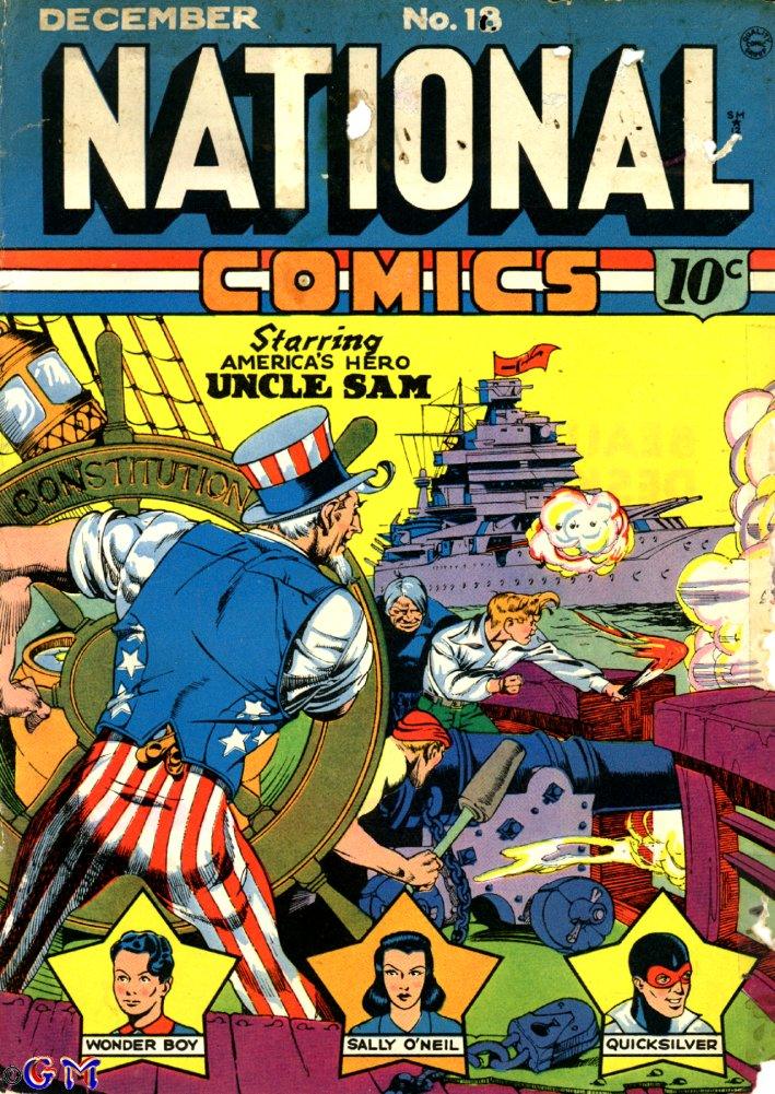 Comic Book Cover For National Comics 18