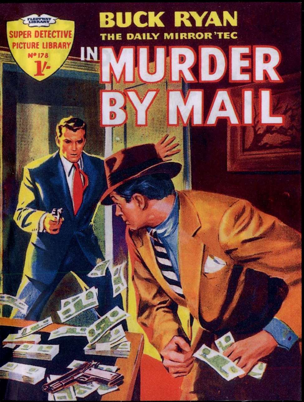 Book Cover For Super Detective Library 178 - Buck Ryan in Murder By Mail