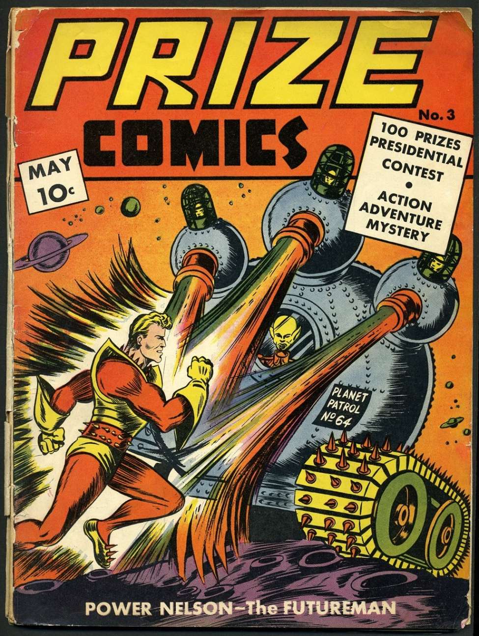 Comic Book Cover For Prize Comics 3