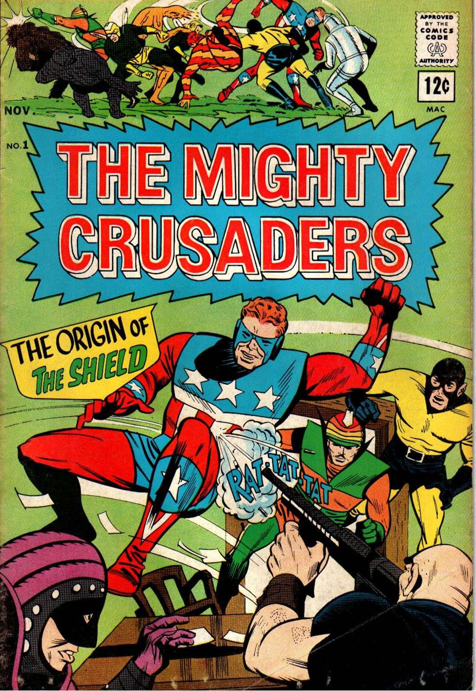 Book Cover For The Mighty Crusaders 1