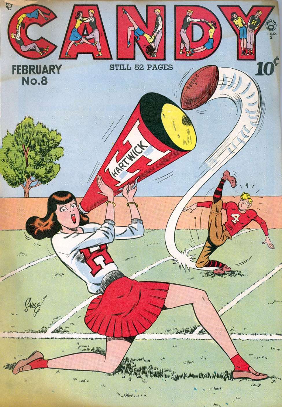 Comic Book Cover For Candy 8