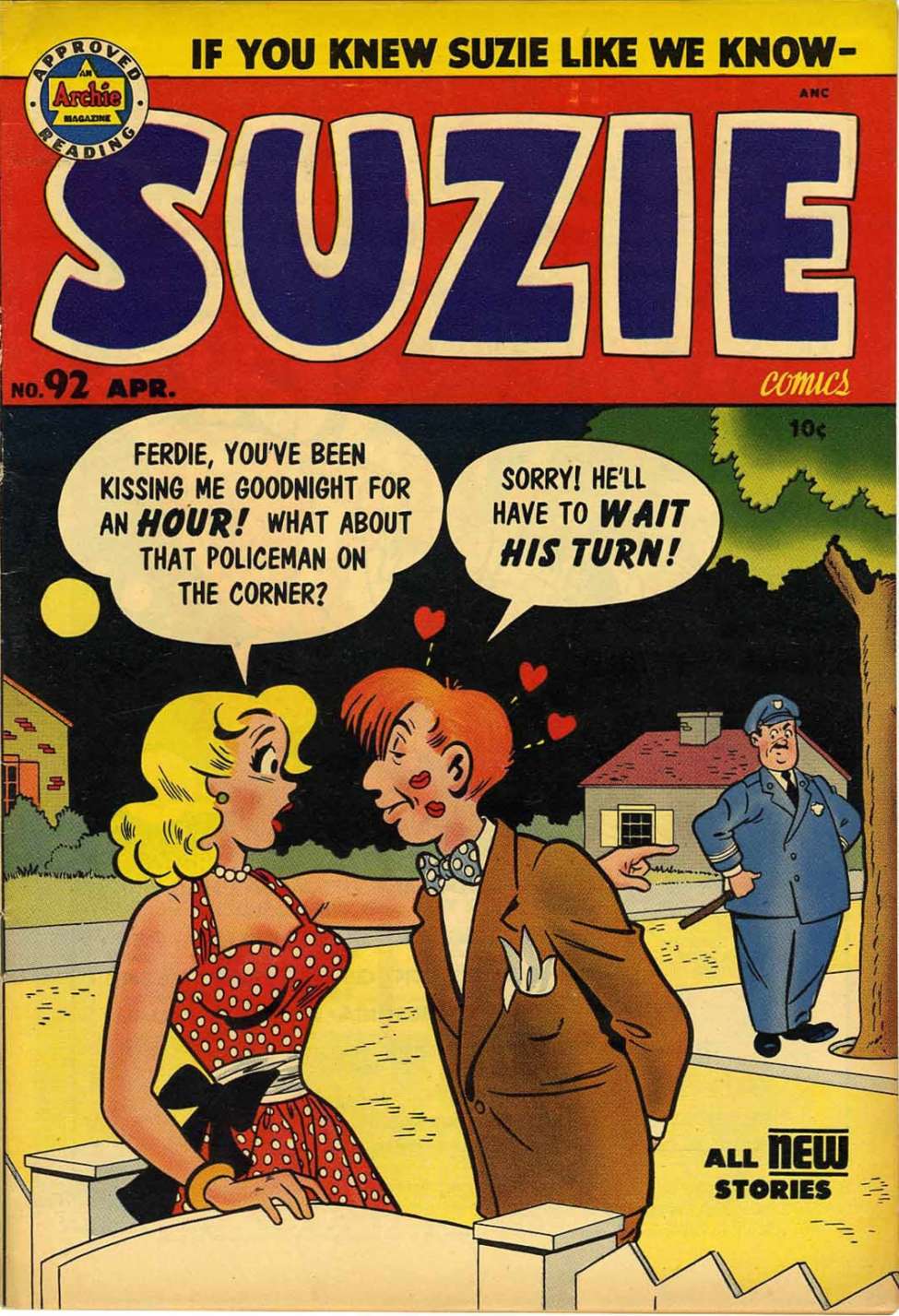 Book Cover For Suzie Comics 92