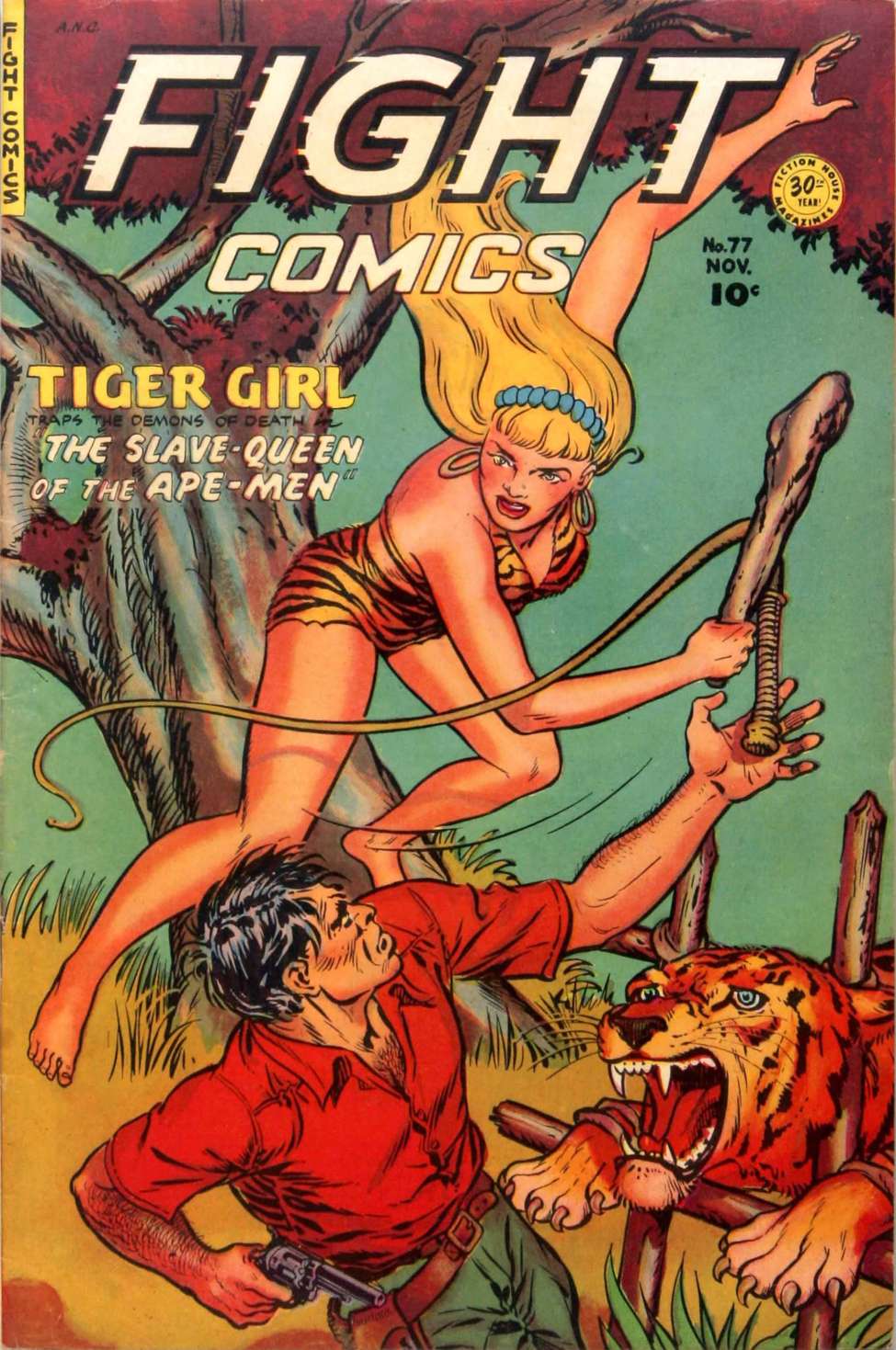 Comic Book Cover For Fight Comics 77