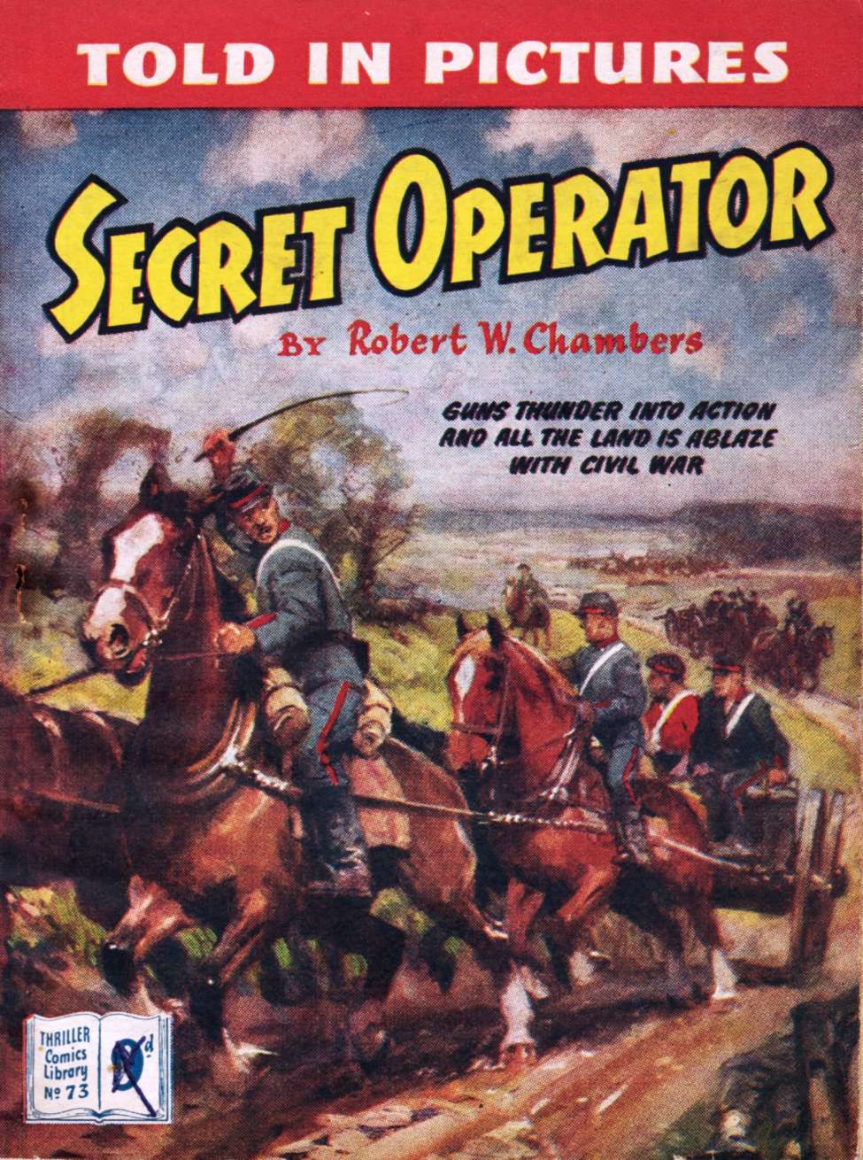 Book Cover For Thriller Comics Library 73 - Secret Operator