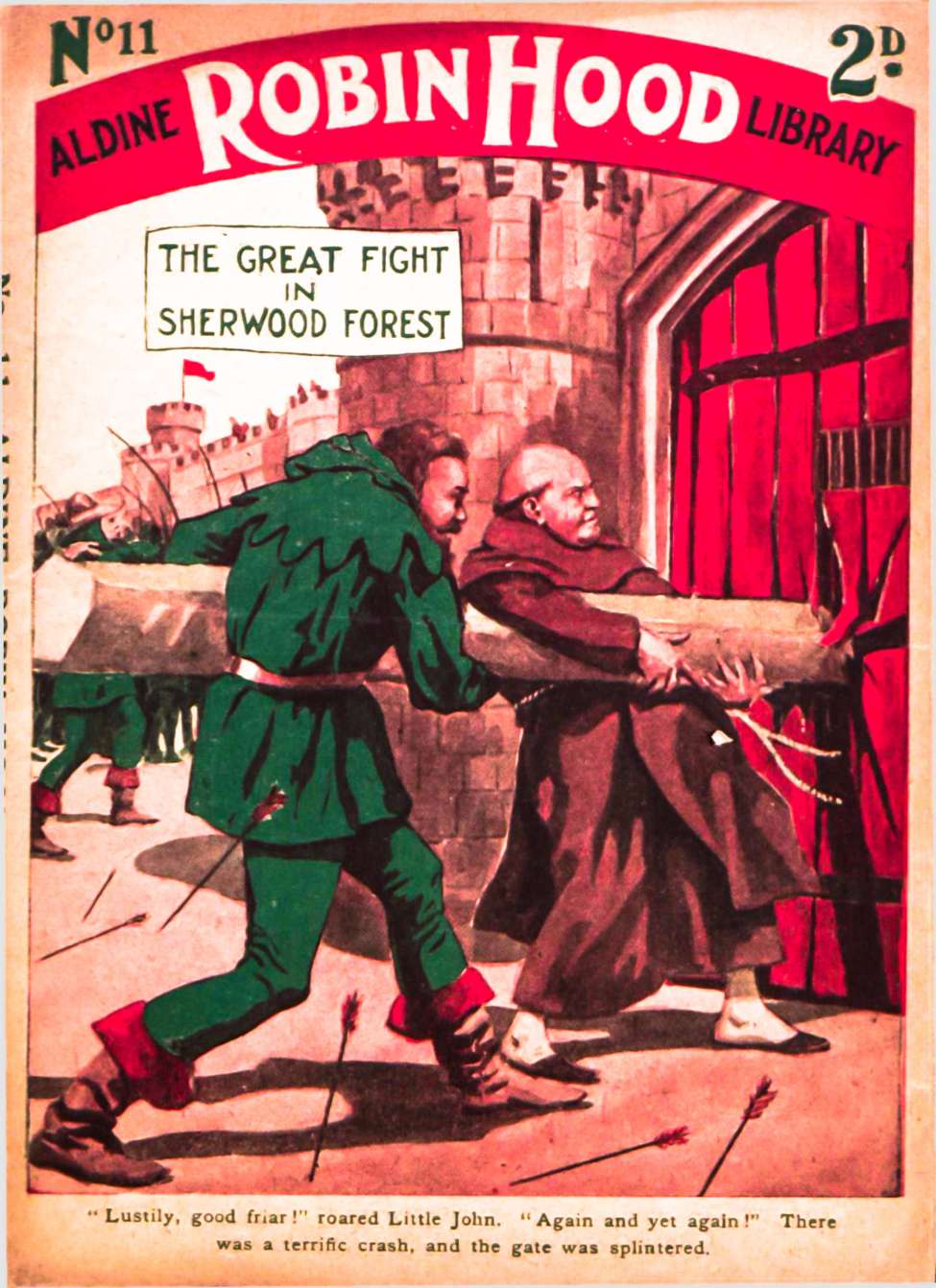 Book Cover For Aldine Robin Hood Library 11 - The Great Fight in Sherwood Forest