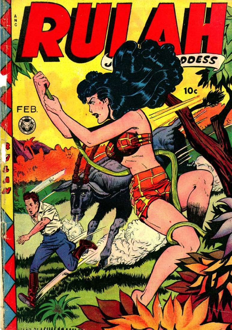 Comic Book Cover For Rulah Jungle Goddess 23