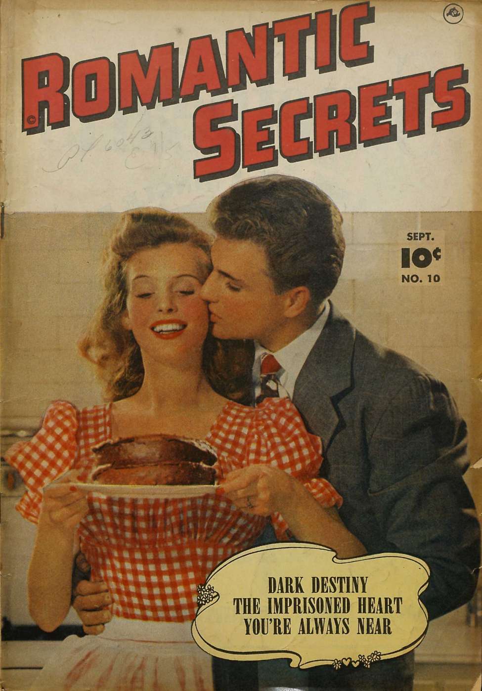 Comic Book Cover For Romantic Secrets 10