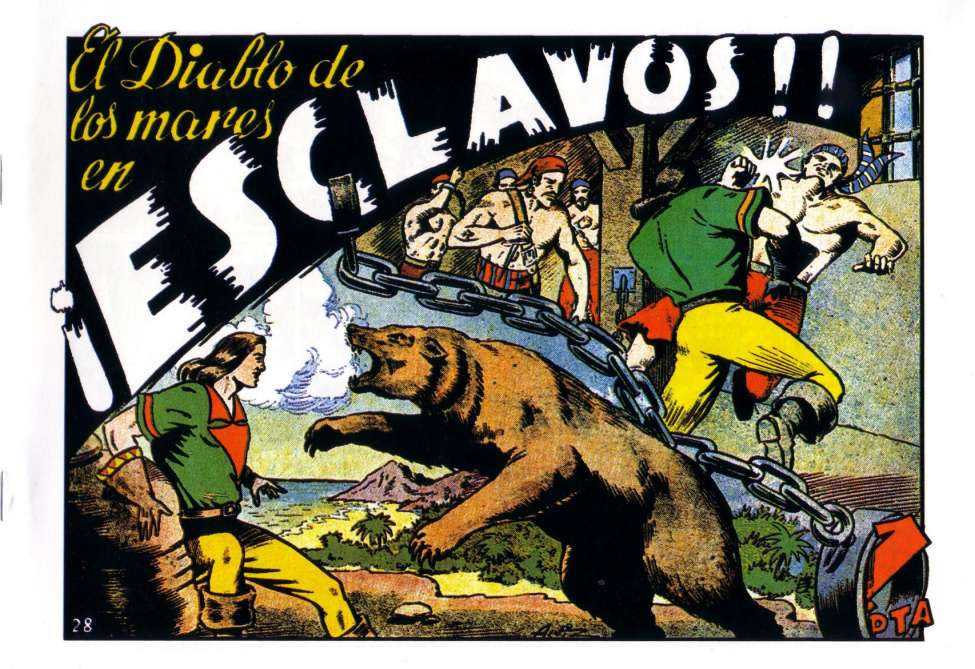 Comic Book Cover For El Diablo de los Mares 28 - Esclavos