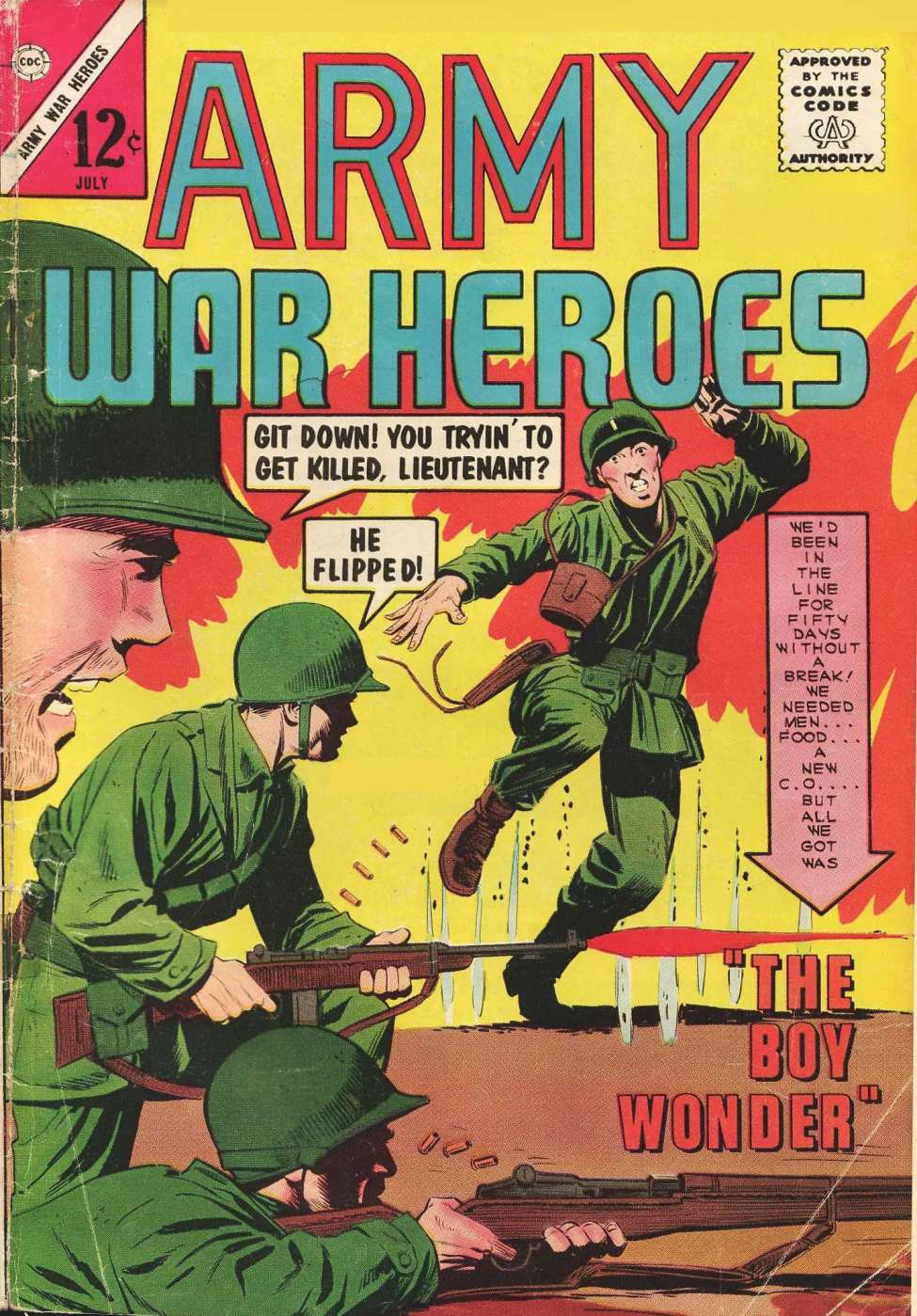 Comic Book Cover For Army War Heroes 4