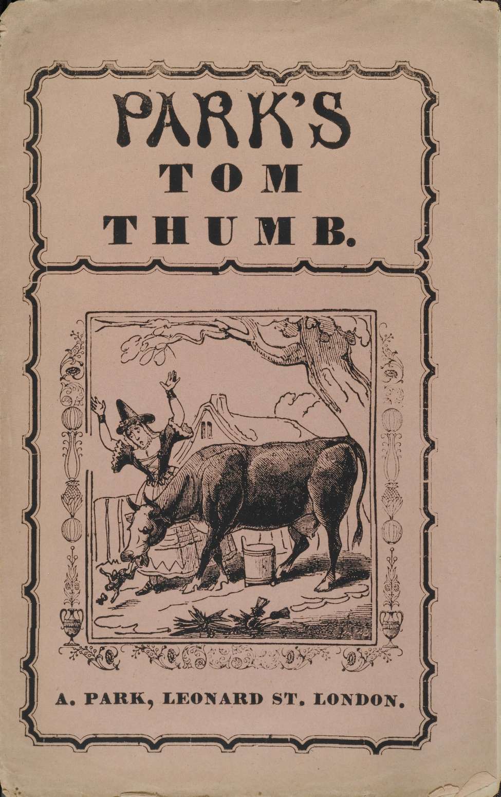 Comic Book Cover For Park's Tom Thumb