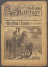 Cover For Beadle's Half Dime Library 1034 - The Gold Witch's Shadower