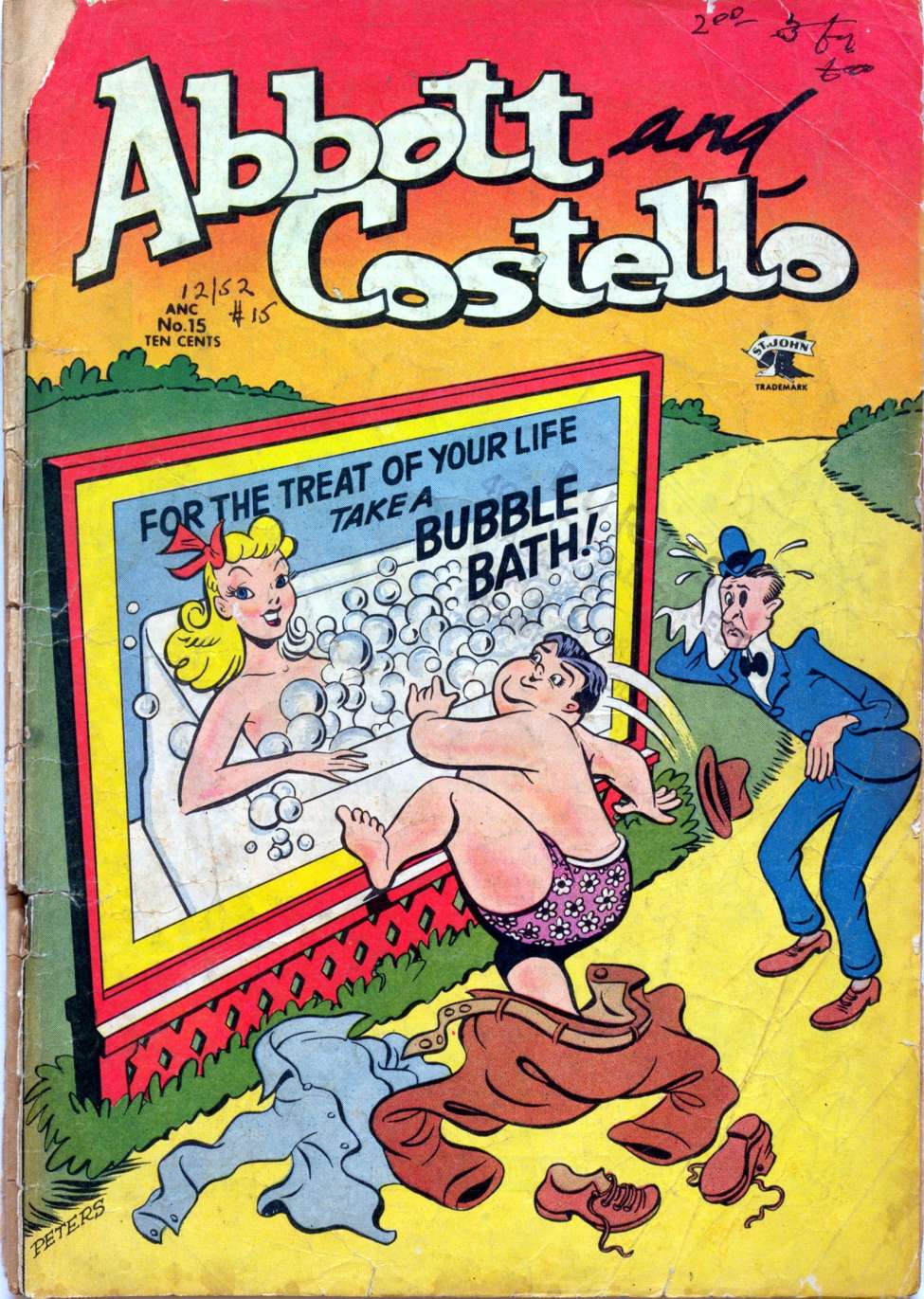 Comic Book Cover For Abbott and Costello Comics 15