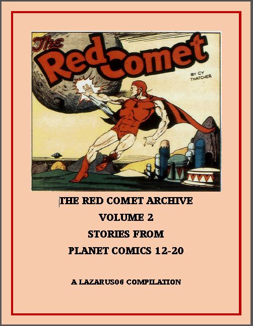 Comic Book Cover For The Red Comet Archive Volume 2 (Fiction House)