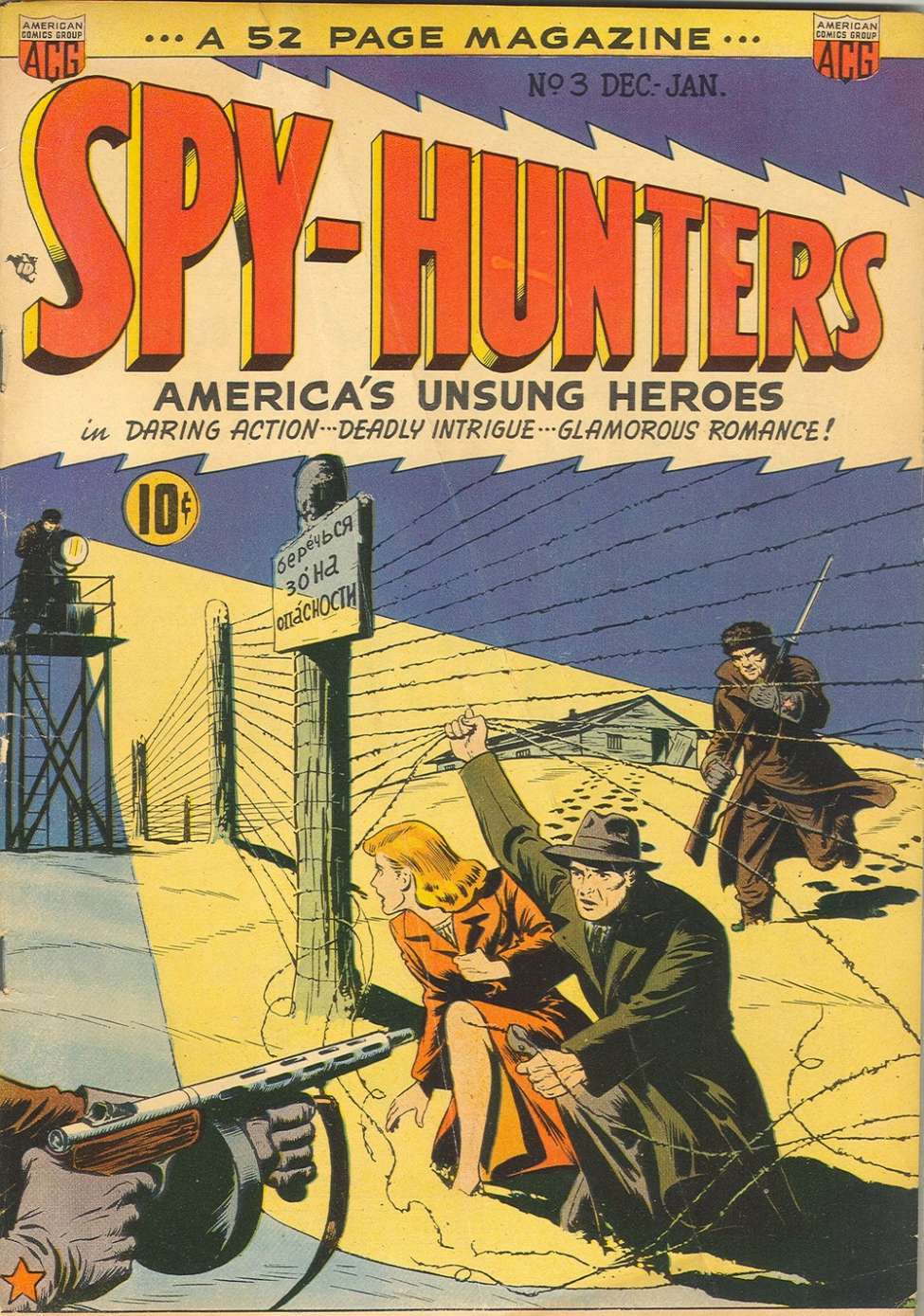 Comic Book Cover For Spy Hunters 3