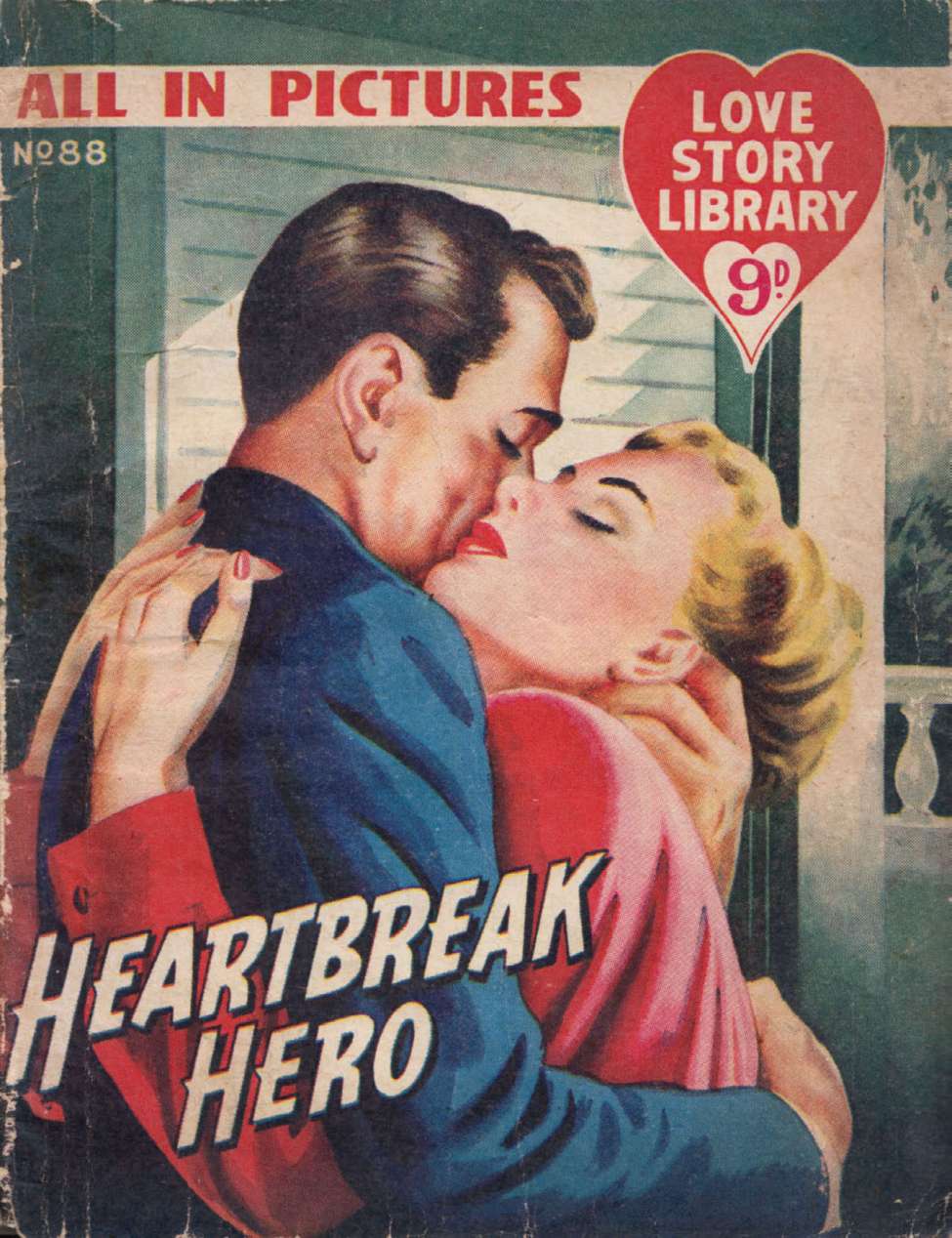 Book Cover For Love Story Picture Library 88 - Heartbreak Hero