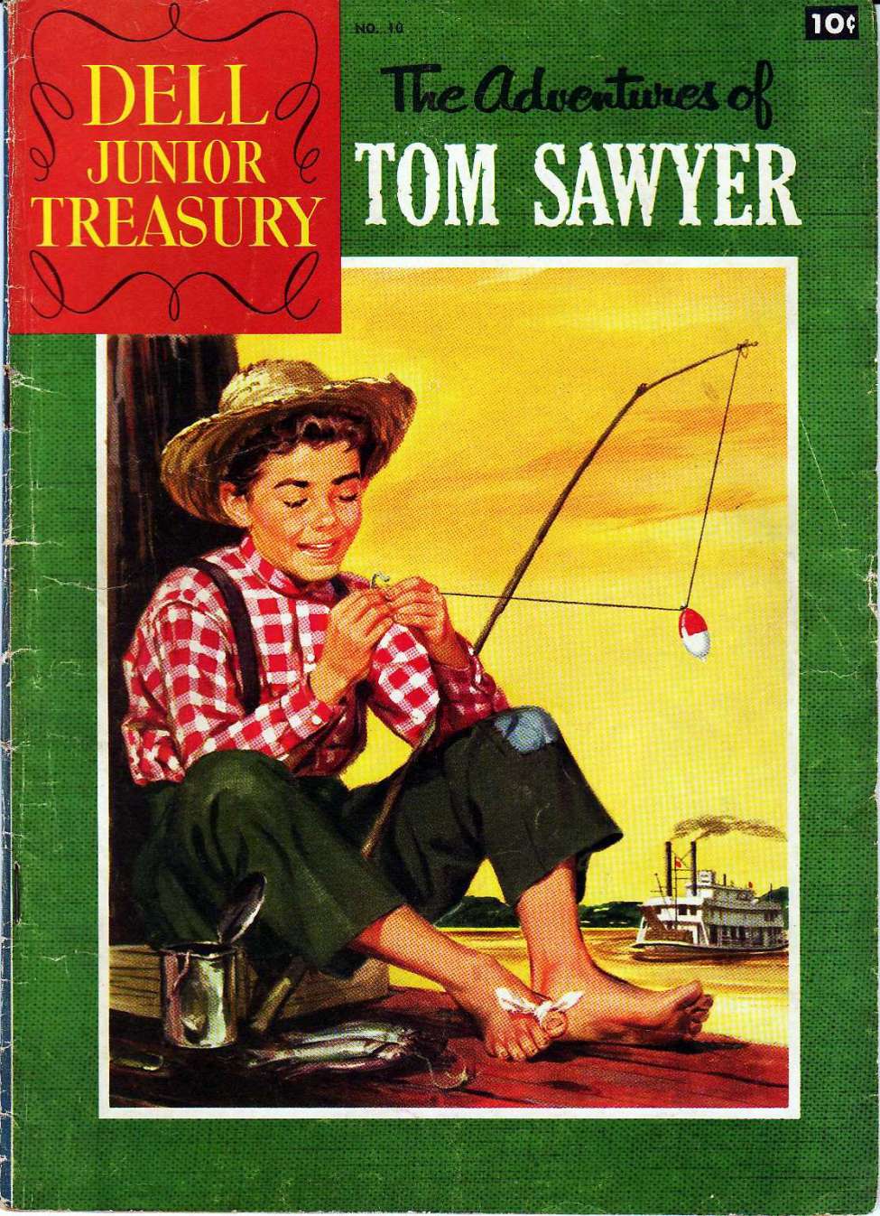 Comic Book Cover For Dell Junior Treasury 10 - Tom Sawyer