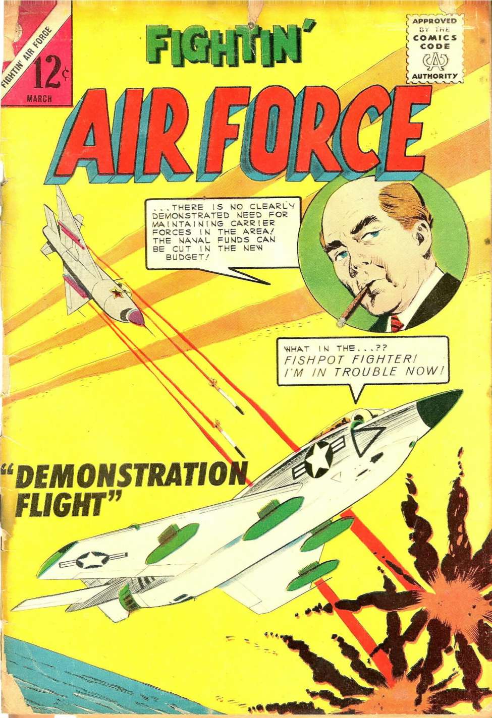 Comic Book Cover For Fightin' Air Force 43