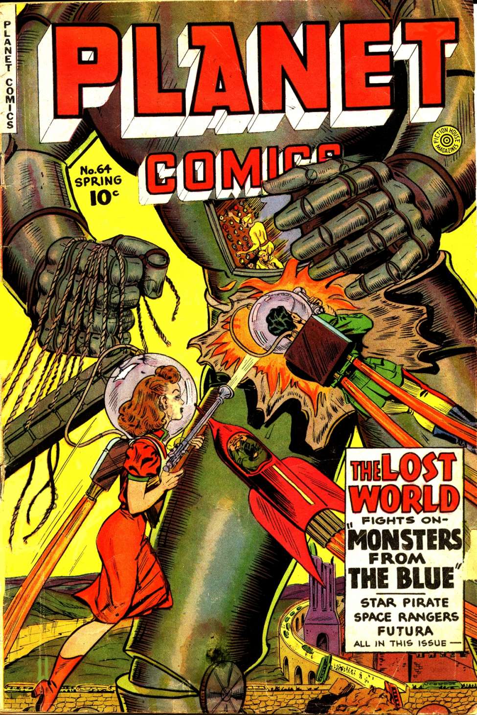 Comic Book Cover For Planet Comics 64 - Version 1