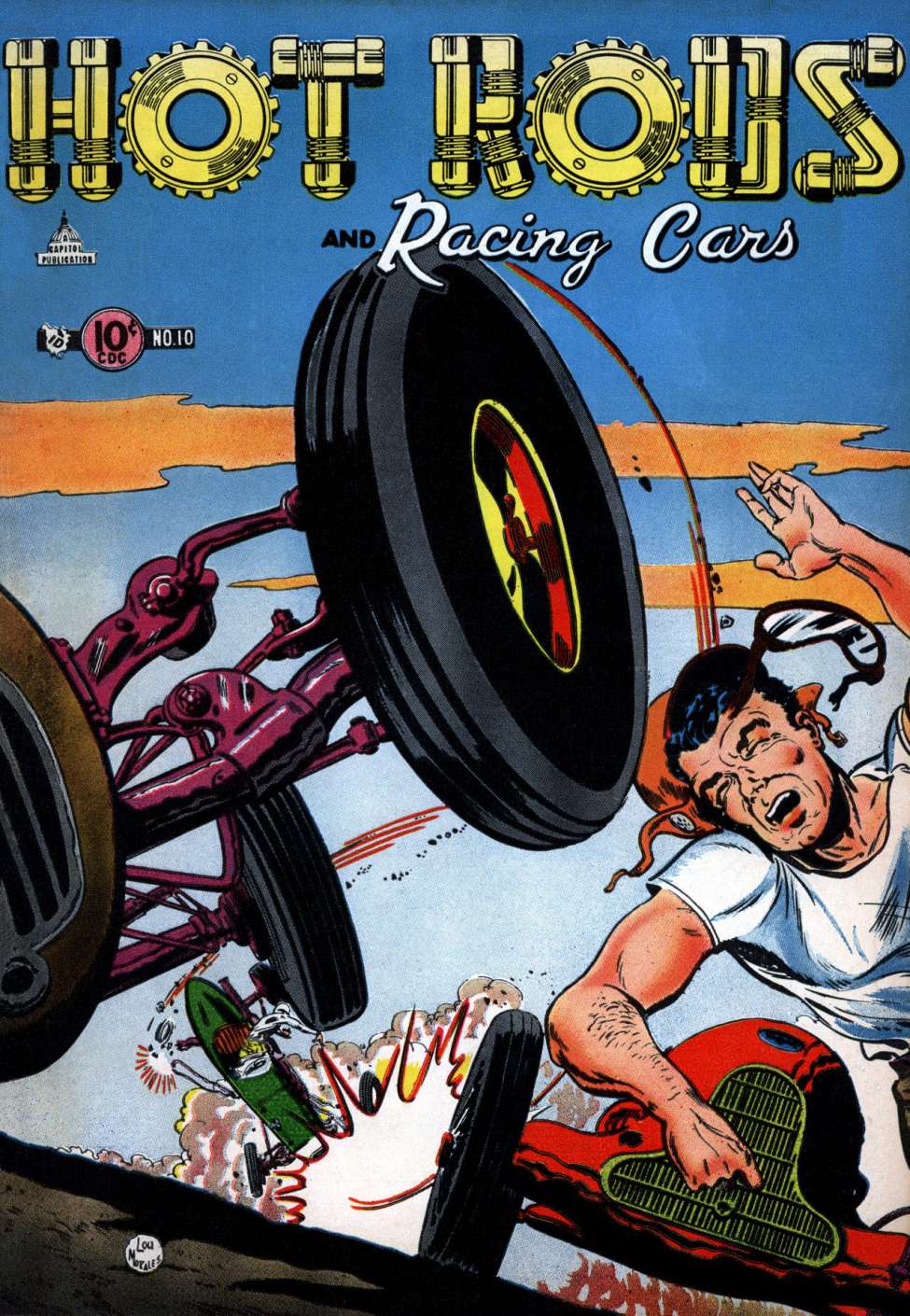 Book Cover For Hot Rods and Racing Cars 10