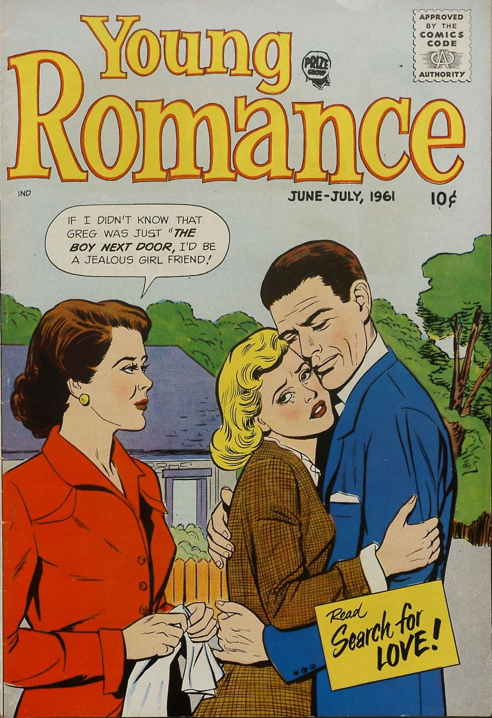 Comic Book Cover For Young Romance 112