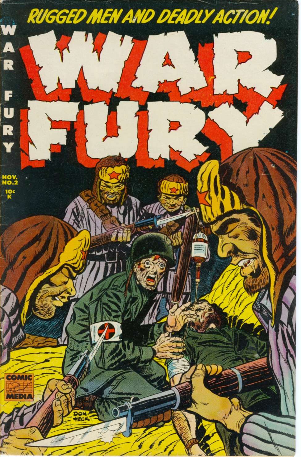 Comic Book Cover For War Fury 2
