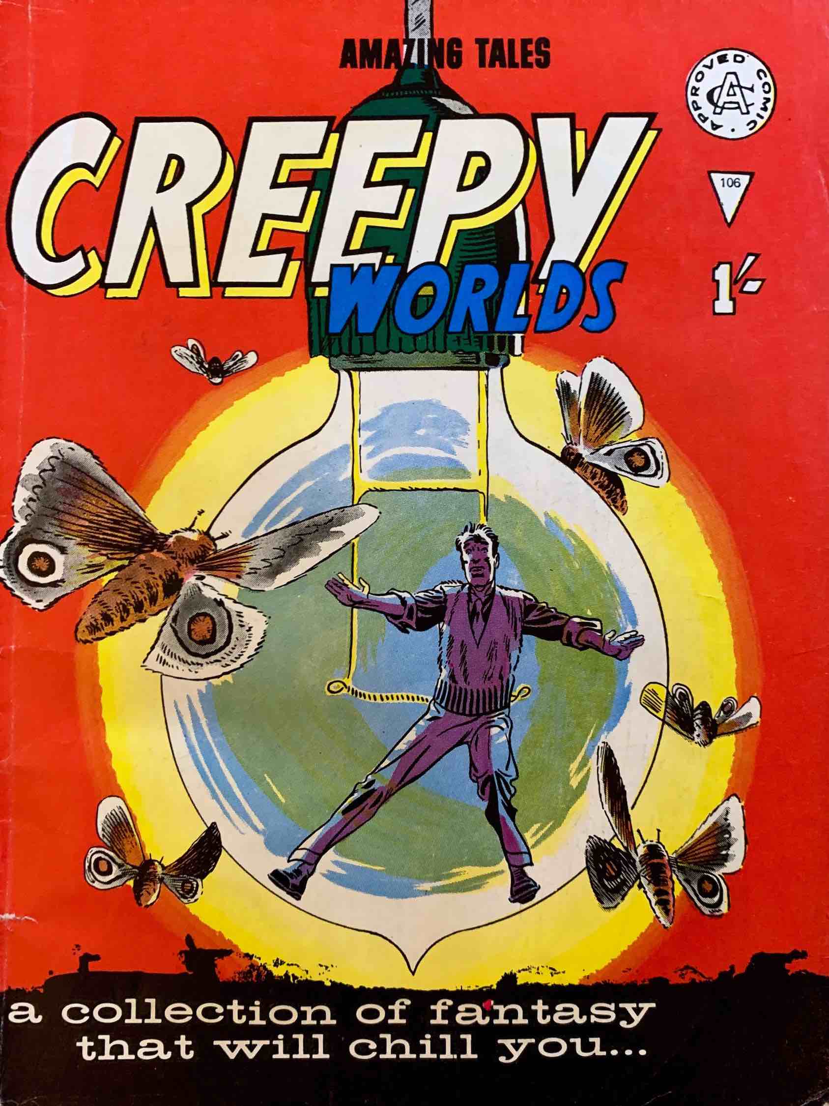 Book Cover For Creepy Worlds 106