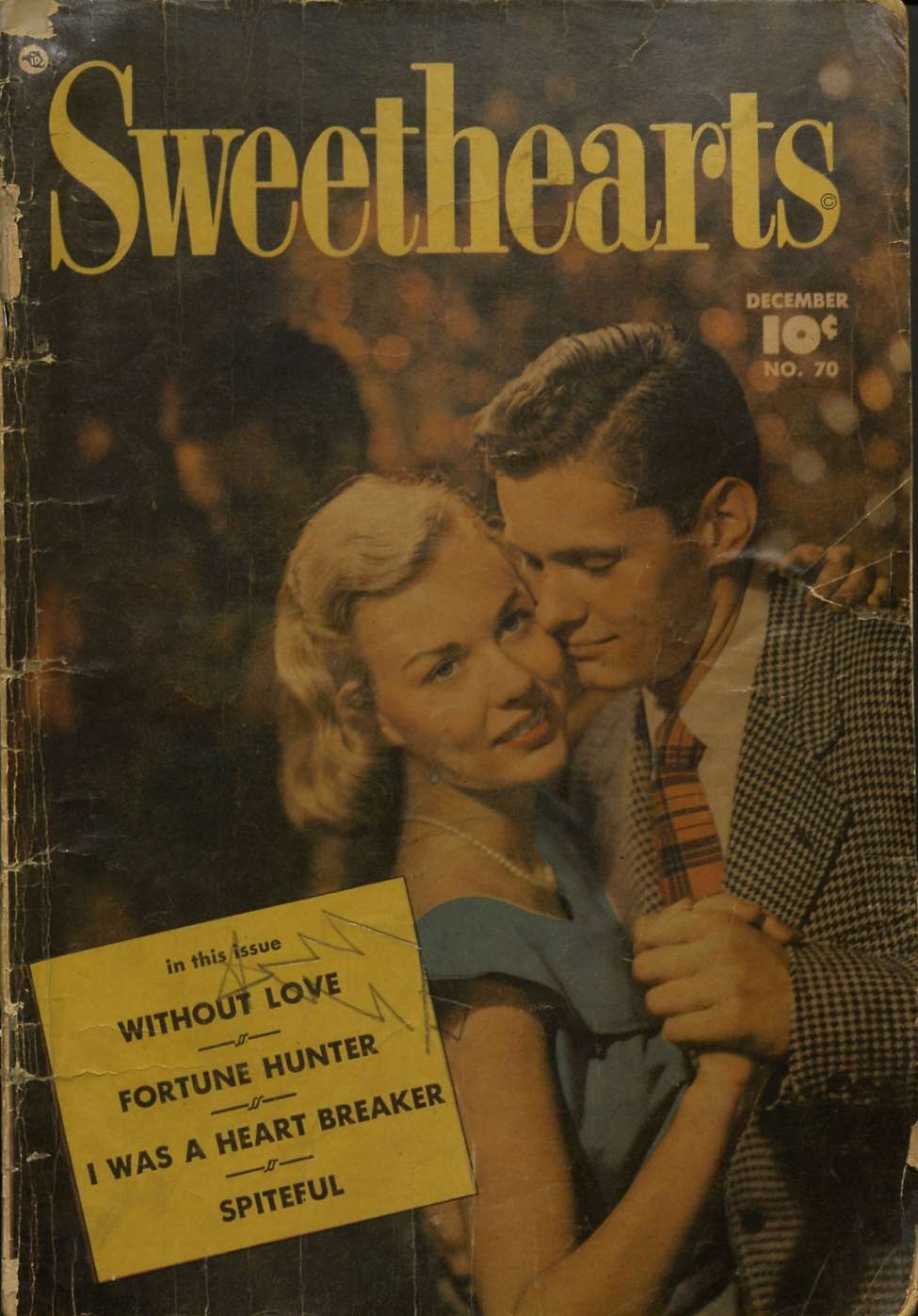 Comic Book Cover For Sweethearts 70