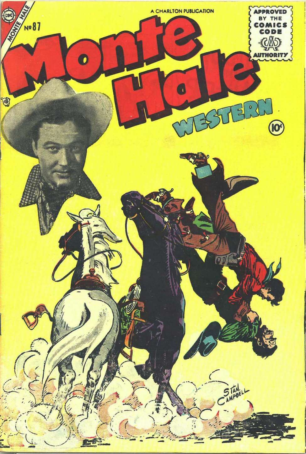 Comic Book Cover For Monte Hale Western 87