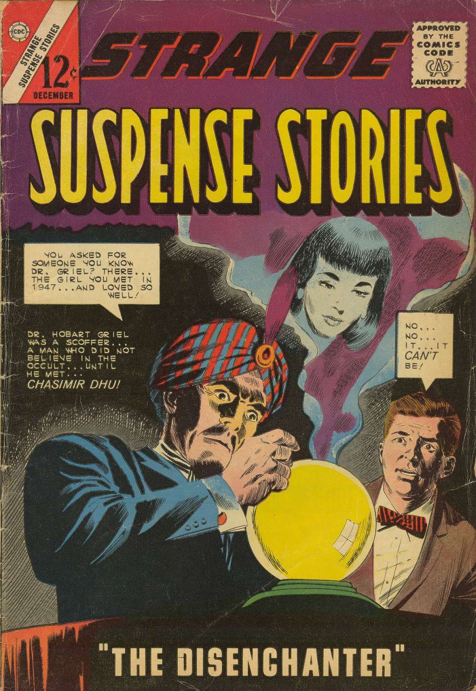 Comic Book Cover For Strange Suspense Stories 68 - Version 1