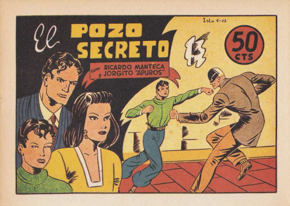 Comic Book Cover For Ricardo Manteca y Jorgito Apuros 2 - El pozo secreto