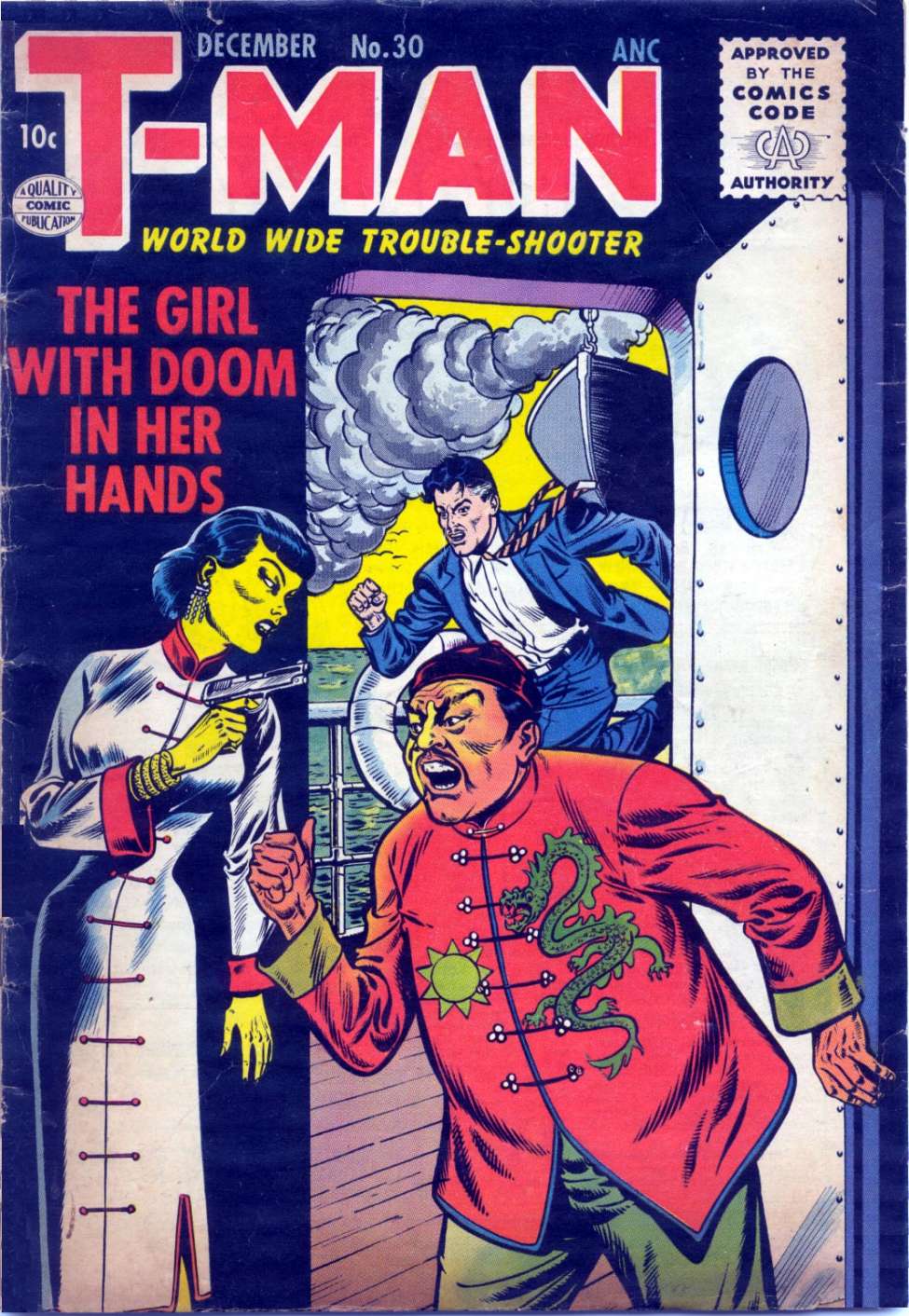 Comic Book Cover For T-Man 30