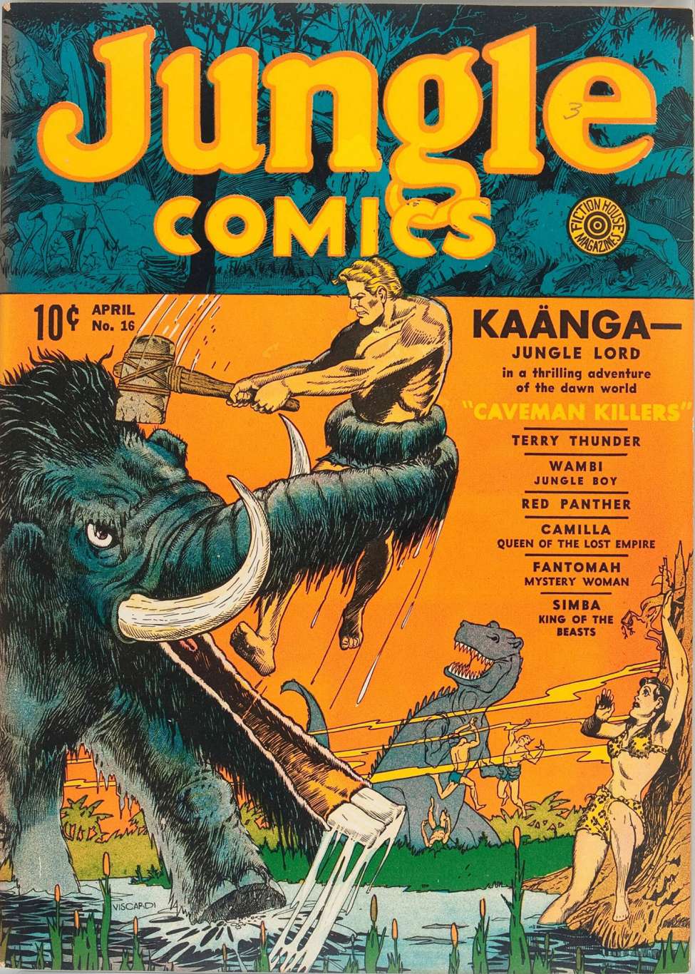 Book Cover For Jungle Comics 16