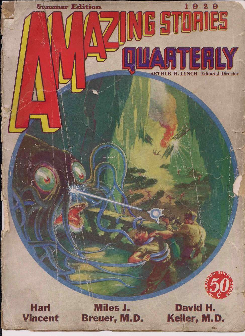 Book Cover For Amazing Stories Quarterly v2 3 - Venus Liberated - Harl Vincent