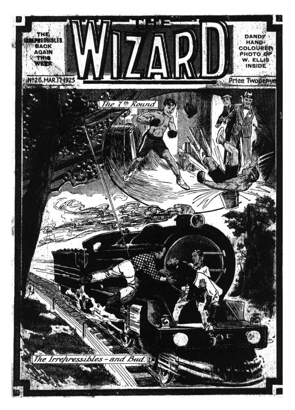 Comic Book Cover For The Wizard 26
