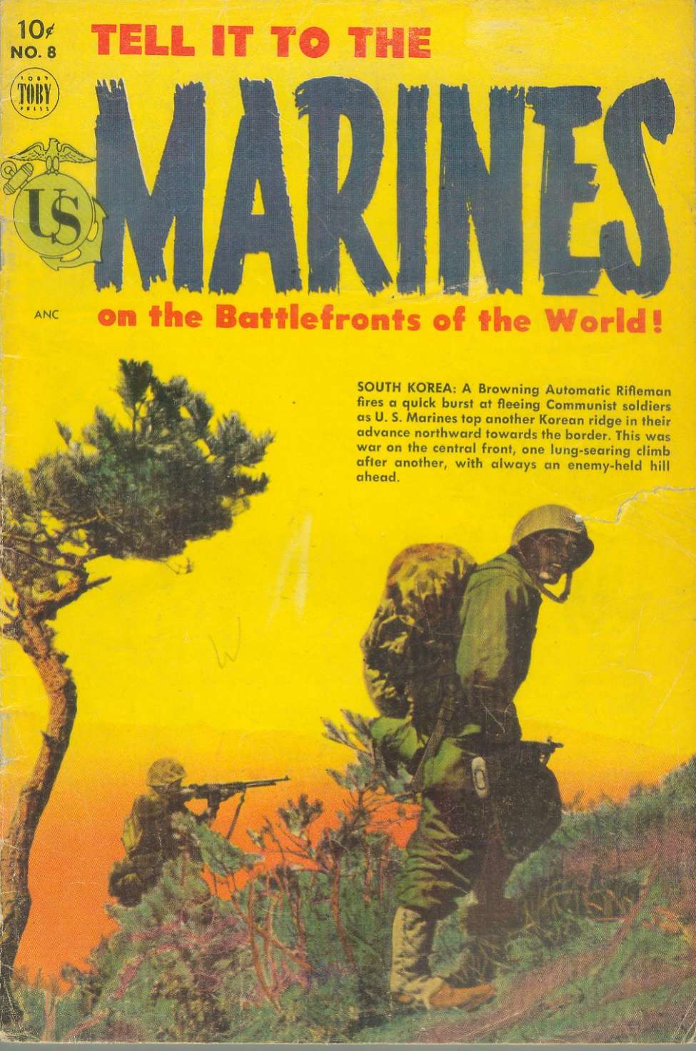 Comic Book Cover For Tell It to the Marines 8