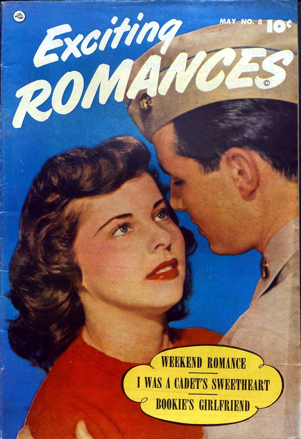 Comic Book Cover For Exciting Romances 8