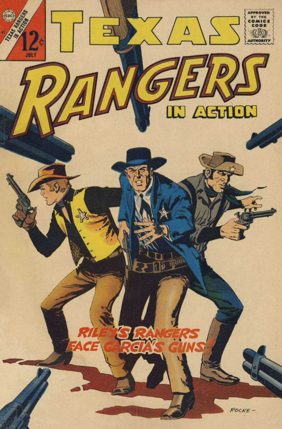 Comic Book Cover For Texas Rangers in Action 61