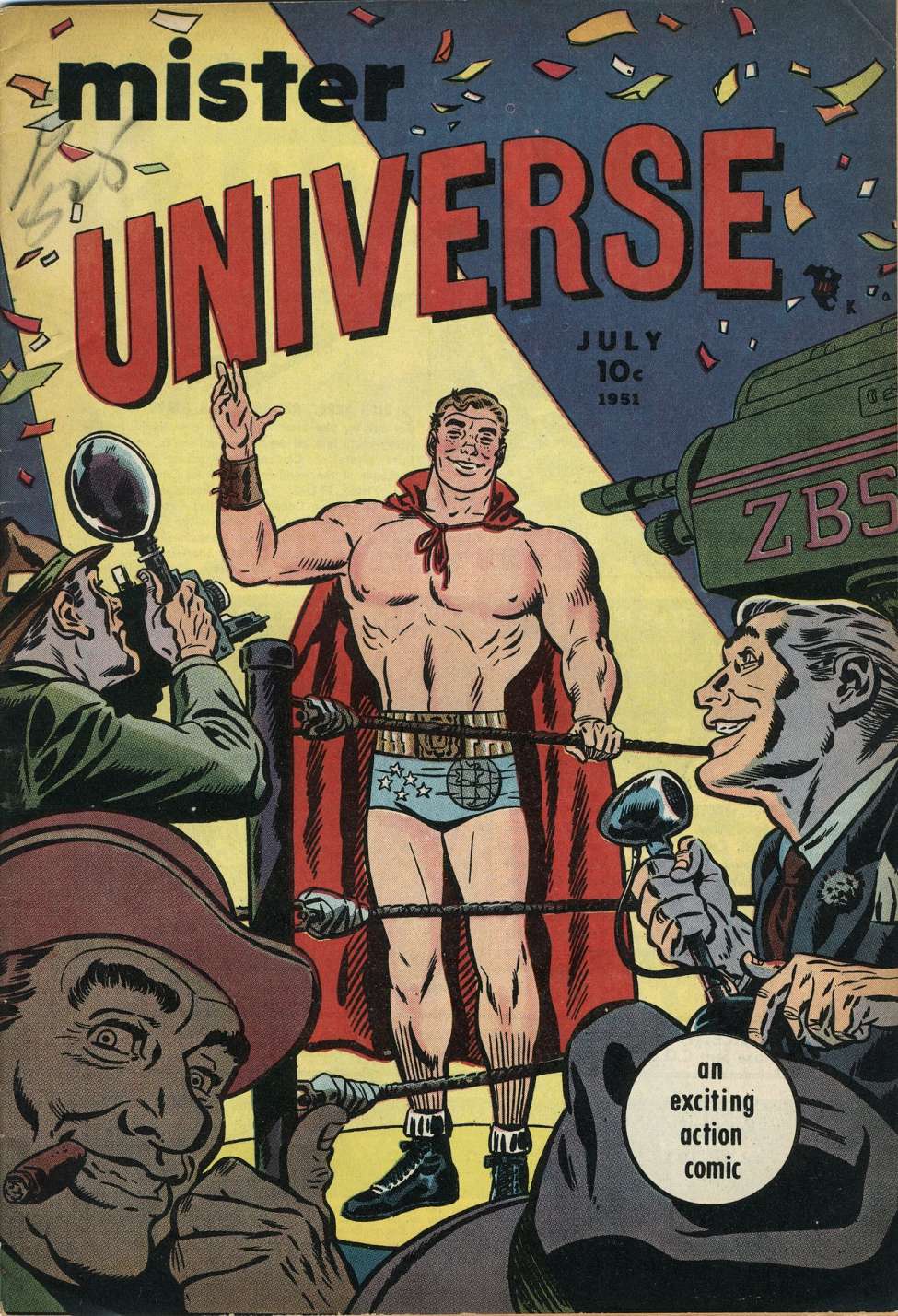 Book Cover For Mister Universe 1