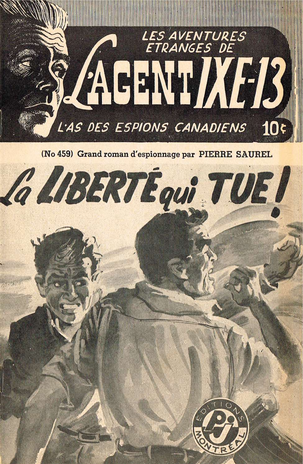 Book Cover For L'Agent IXE-13 v2 459 - La liberté qui tue